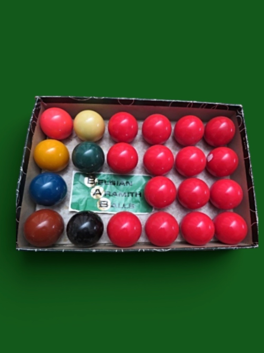 Aramith Snooker Ball Set Made In Belgium